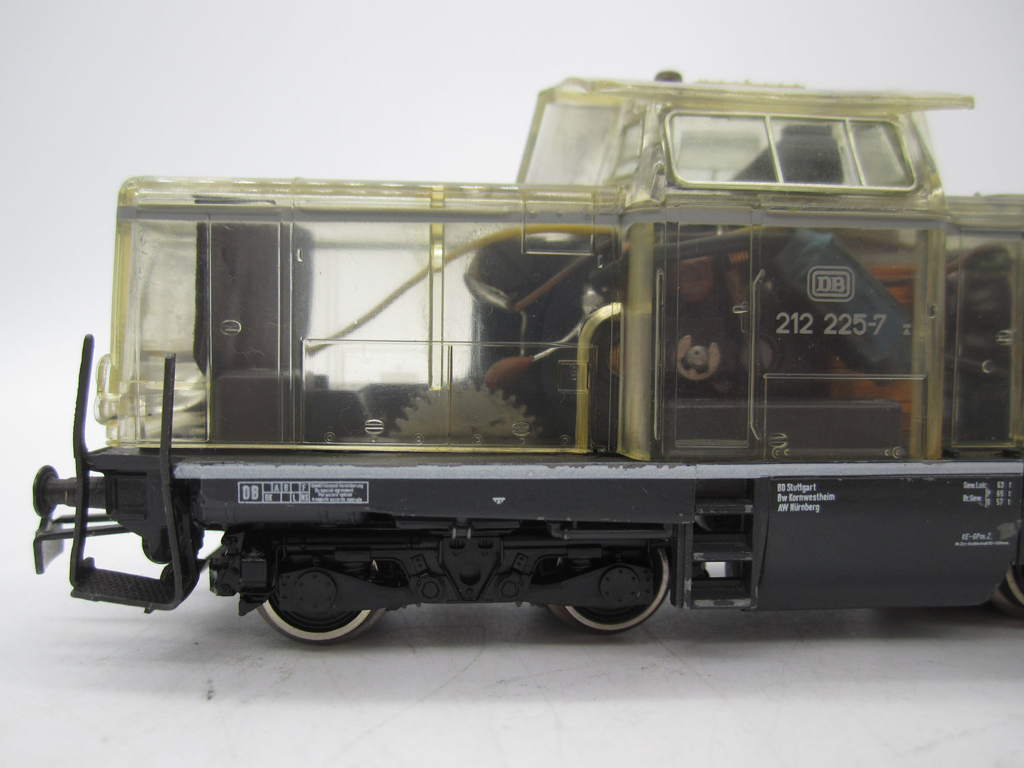 Märklin H0 - 3772 - Dieselloc, BR 212, transparant van de DB - Digitaal