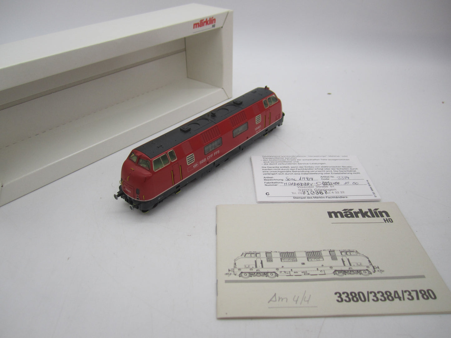 Märklin H0 - 3384 - Dieselloc, Am 4/4 van de SBB-CFF - Digitaal