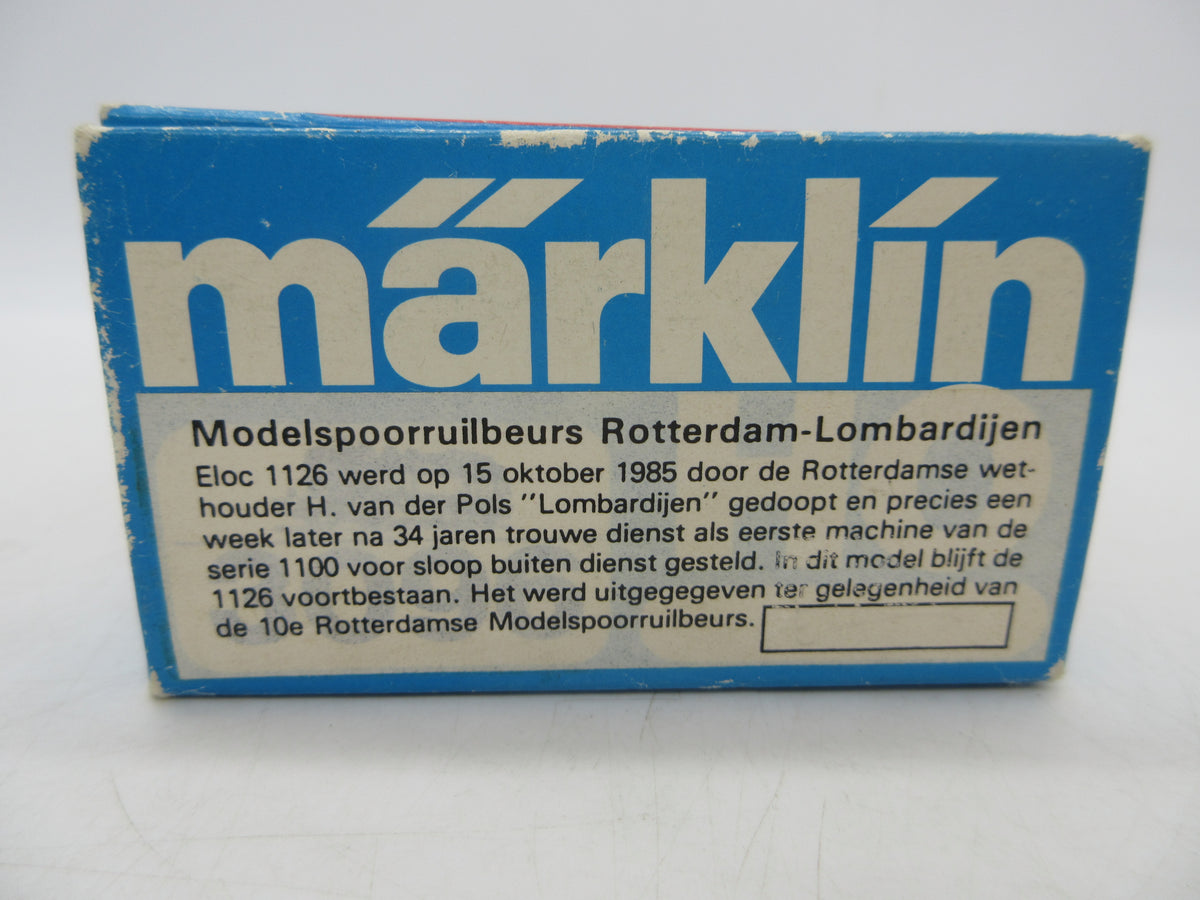 Märklin H0 - E-loc, Serie 1126 "Lombardijen" van de NS - Digitaal