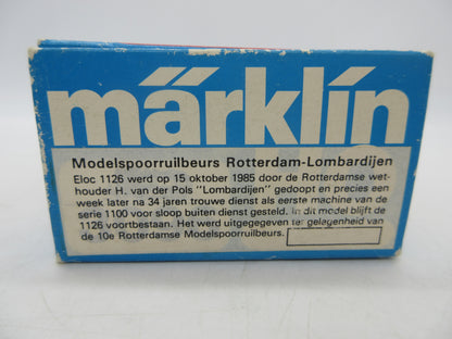 Märklin H0 - E-loc, Serie 1126 "Lombardijen" van de NS - Digitaal