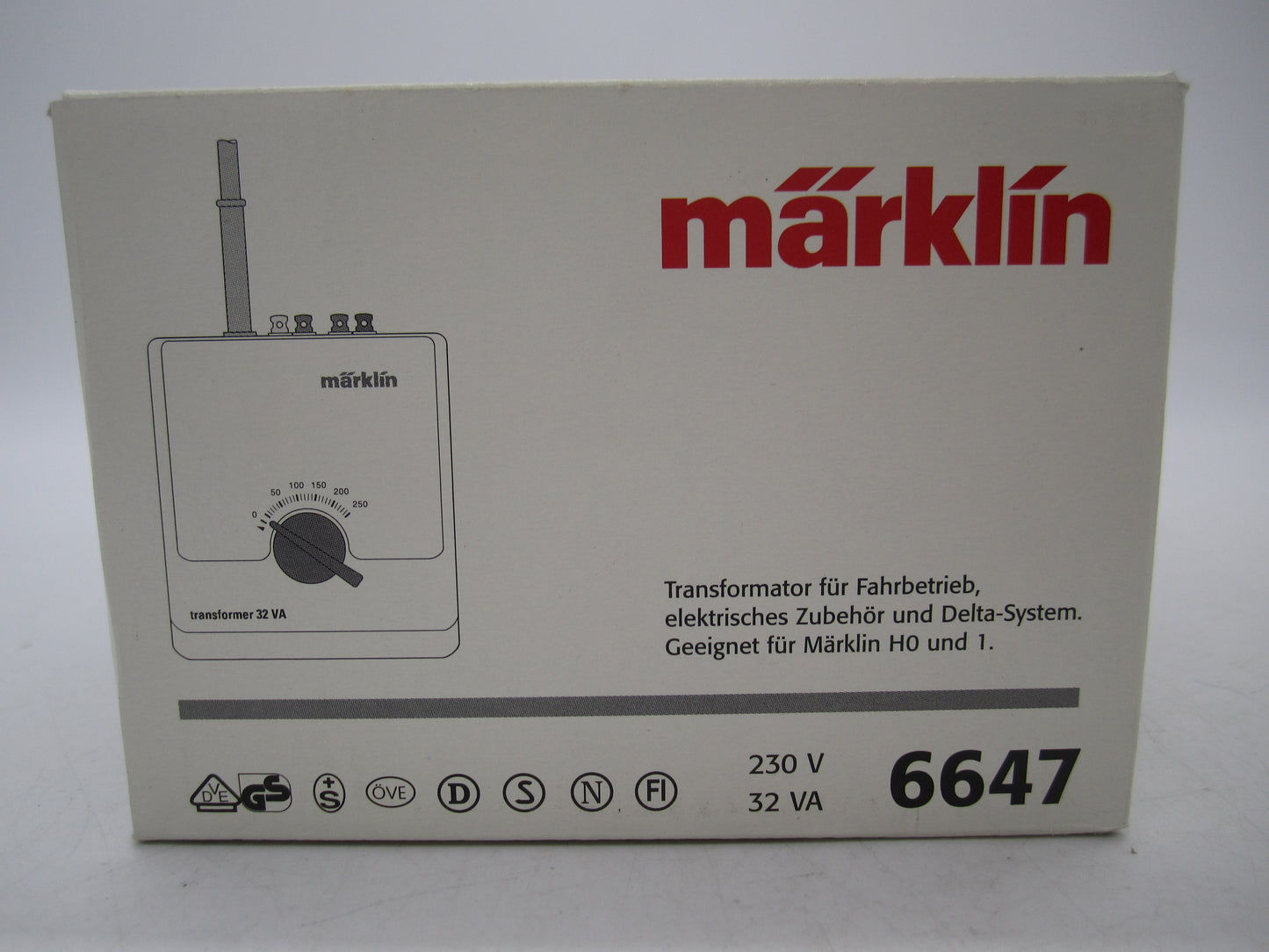 Märklin H0 - 6647 - Trafo 32VA