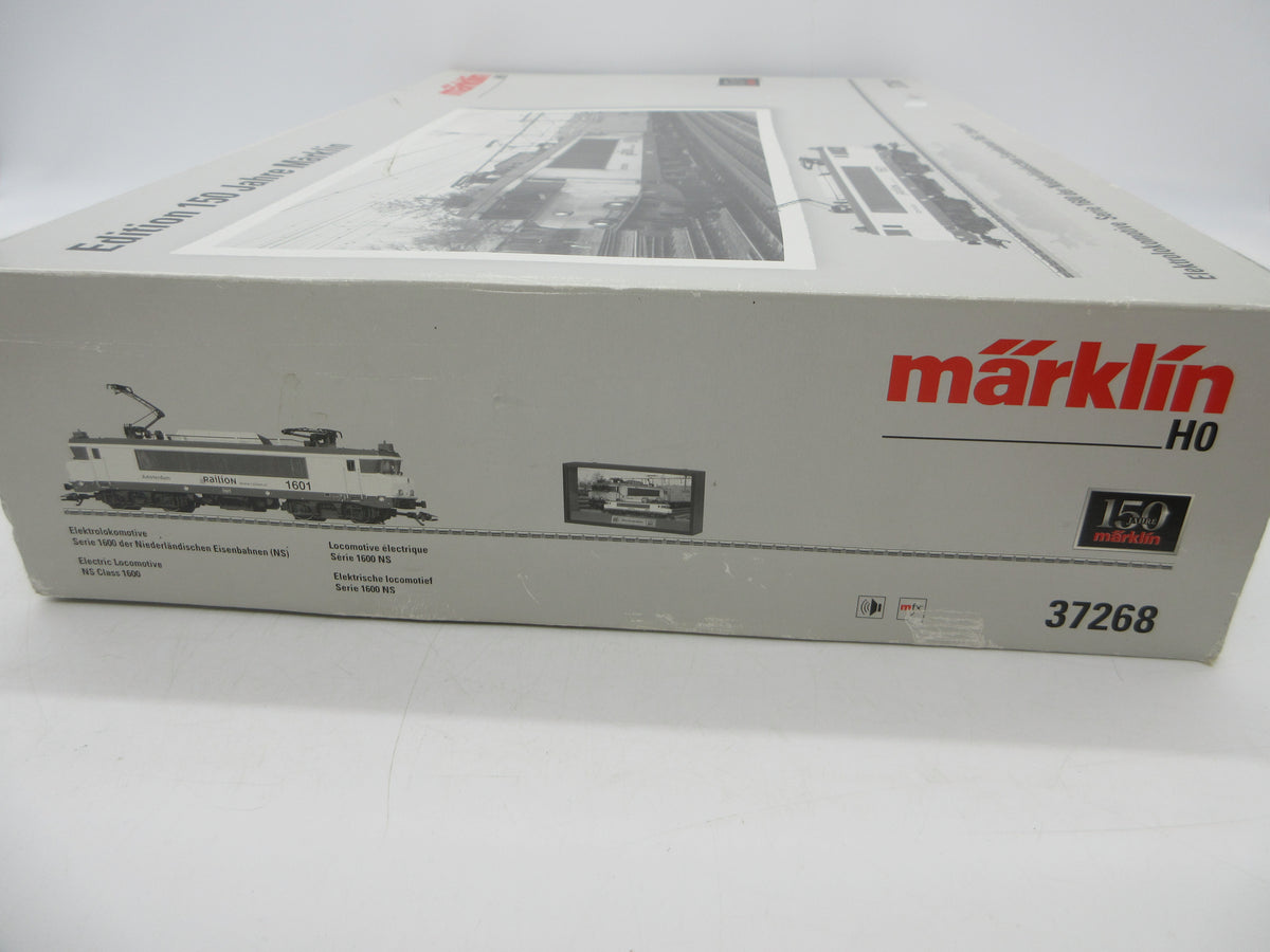 Märklin H0 - 37268 - Elektrische locomotief serie 1600 in vitrine van de NS - MFX/Tyfoon