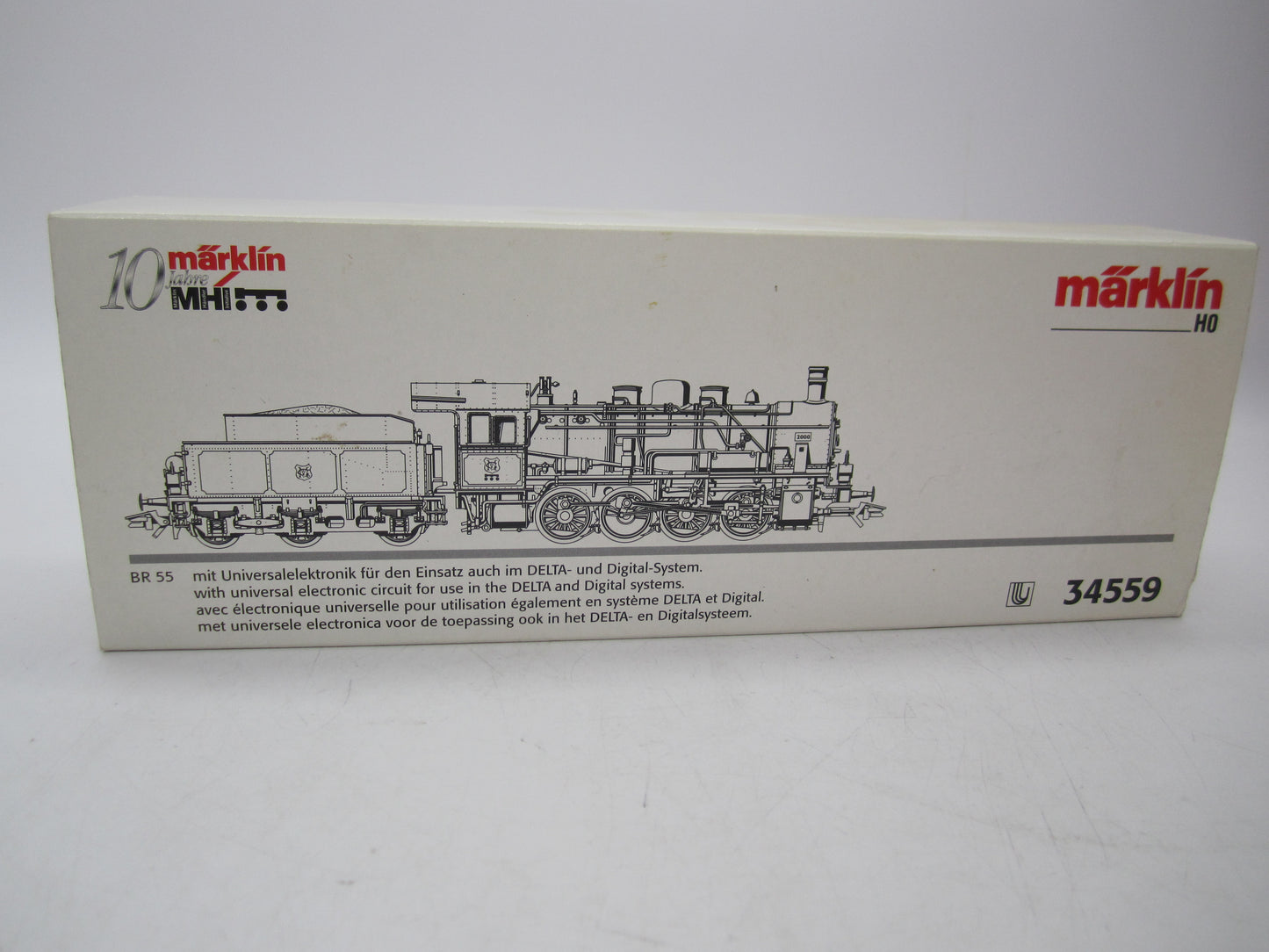 Märklin H0 - 34559 - Stoomloc met tender, BR 55 "10 jaar MHI" - Digitaal