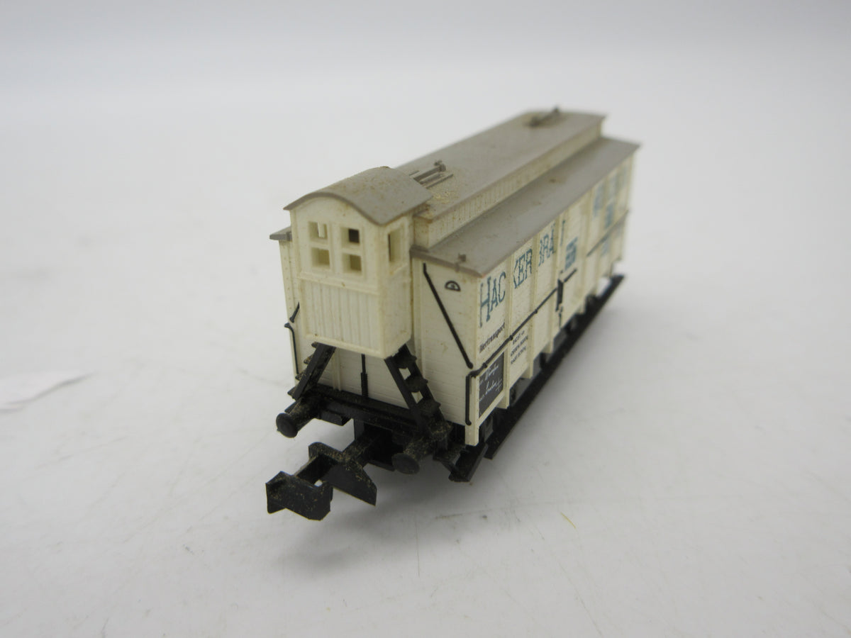 Minitrix N - 51 3218 00 - Gesloten goederenwagen "Hackerbräu Münmchen" van de K.Bay.St.B.