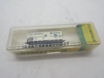 Minitrix N - 51 3218 00 - Gesloten goederenwagen "Hackerbräu Münmchen" van de K.Bay.St.B.