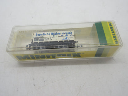 Minitrix N - 51 3221 00 - Gesloten goederenwagen "Bayerische Milchversorgung" van de K.Bay.St.B.