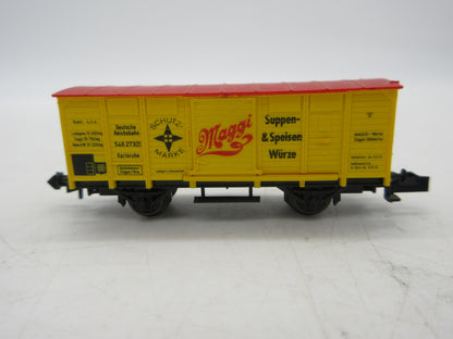 Minitrix N - 51 3202 00 - Gesloten goederenwagen "Maggi" van de DRG