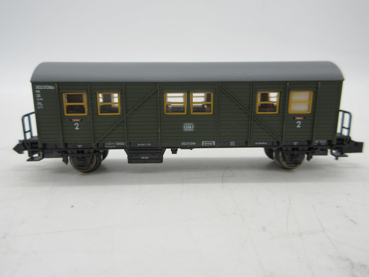 Minitrix N - 13331 - Personeelswagen van de DB