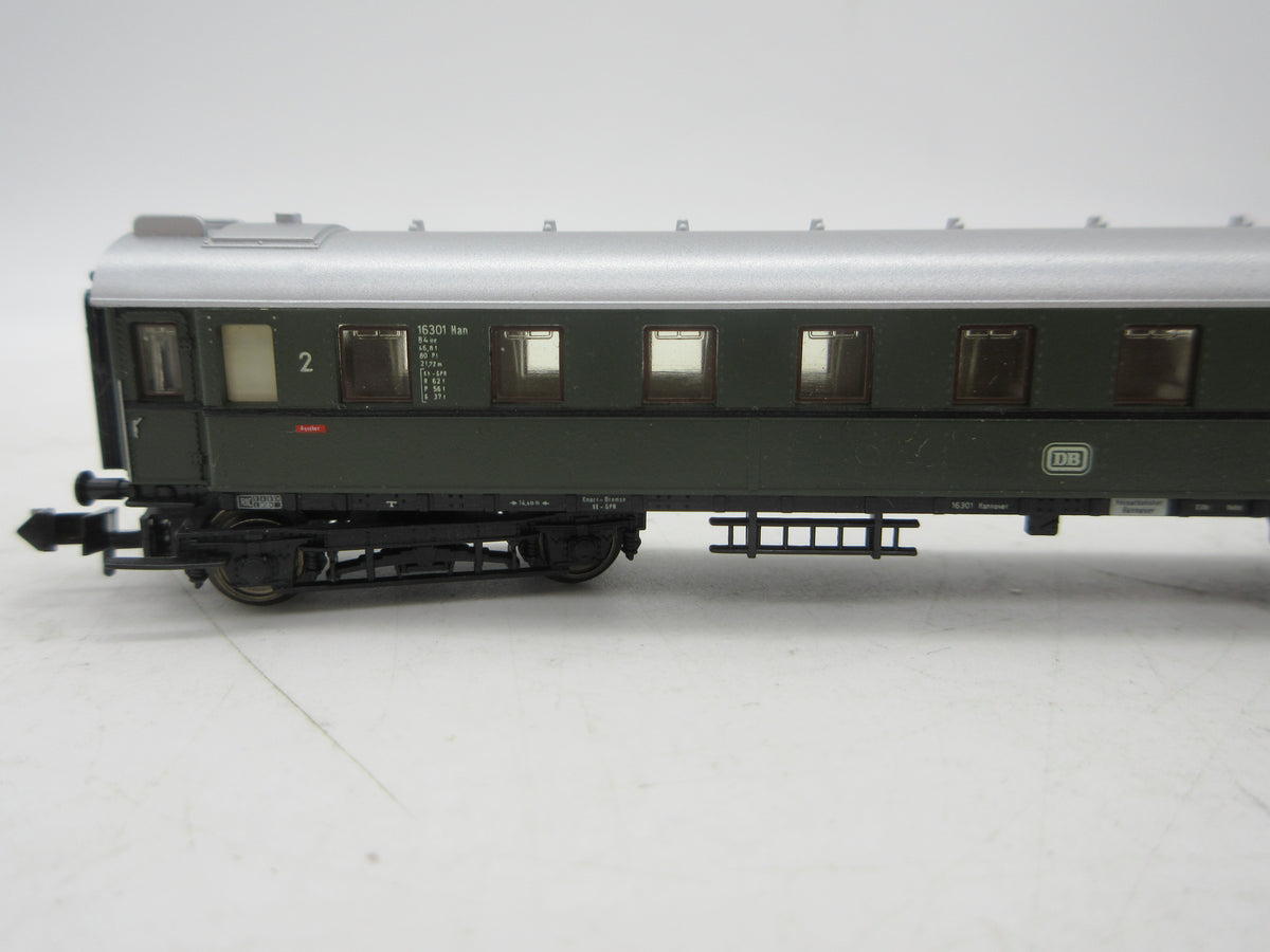 Minitrix N - 13307 - Personenwagen 2e klas van de DB
