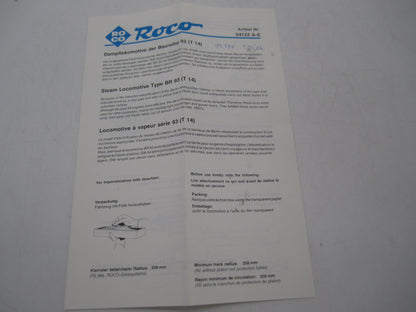 Roco H0 - 04122 A - Tenderloc, BR 93 van de DRG - Analoog