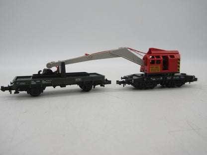 Minitrix N - 51 3590 00 - Kraanwagen van de DB