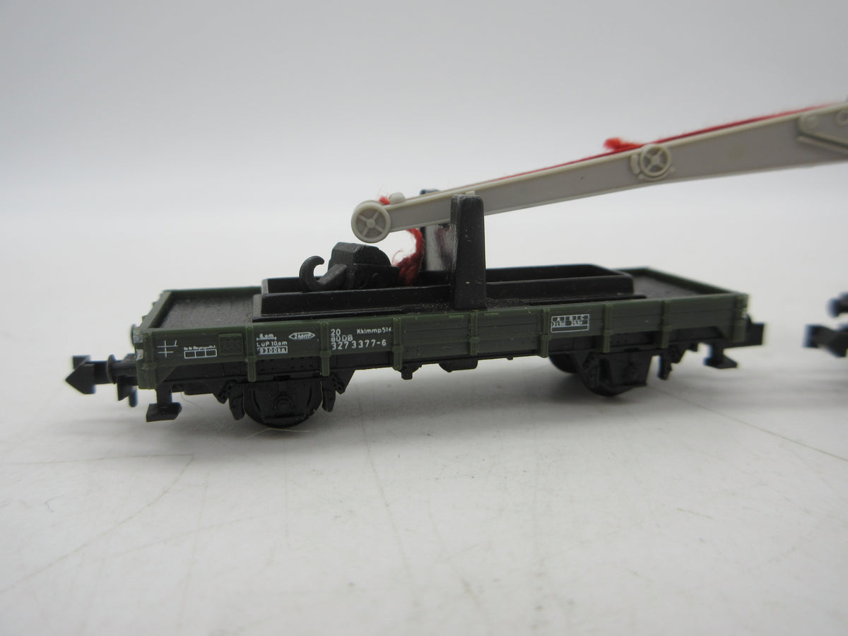 Minitrix N - 51 3590 00 - Kraanwagen van de DB