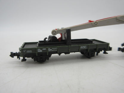 Minitrix N - 51 3590 00 - Kraanwagen van de DB