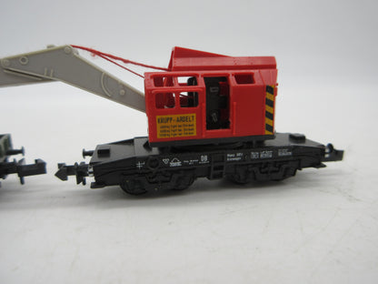Minitrix N - 51 3590 00 - Kraanwagen van de DB