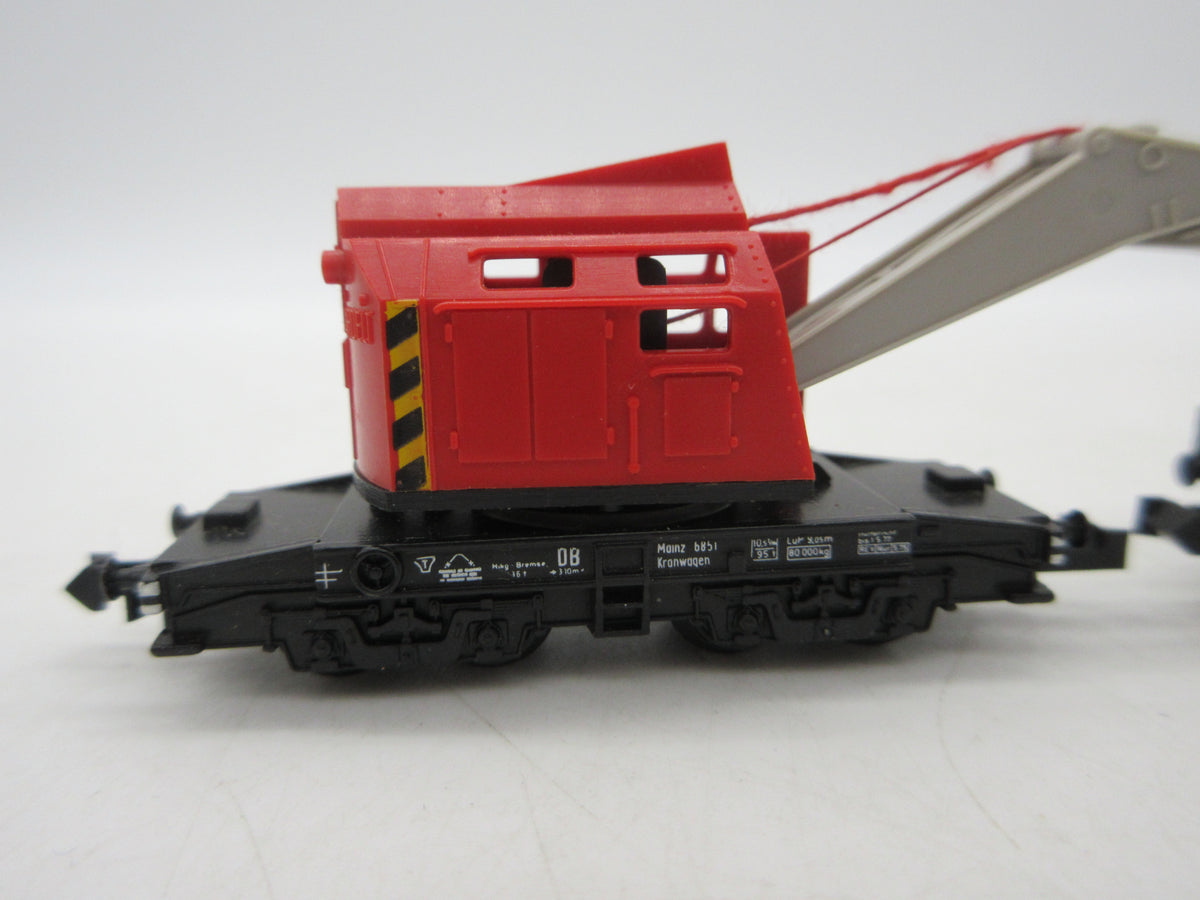 Minitrix N - 51 3590 00 - Kraanwagen van de DB