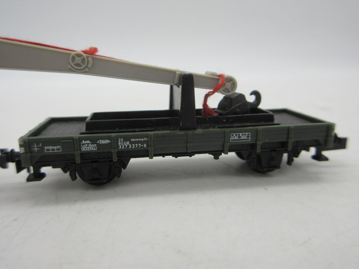 Minitrix N - 51 3590 00 - Kraanwagen van de DB