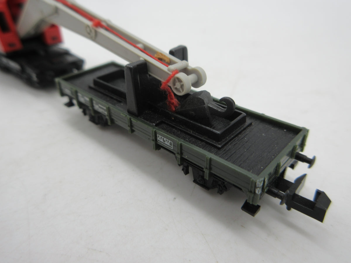 Minitrix N - 51 3590 00 - Kraanwagen van de DB