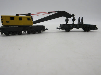 Minitrix N - 51 3160 00 - Kraanwagen van de DB