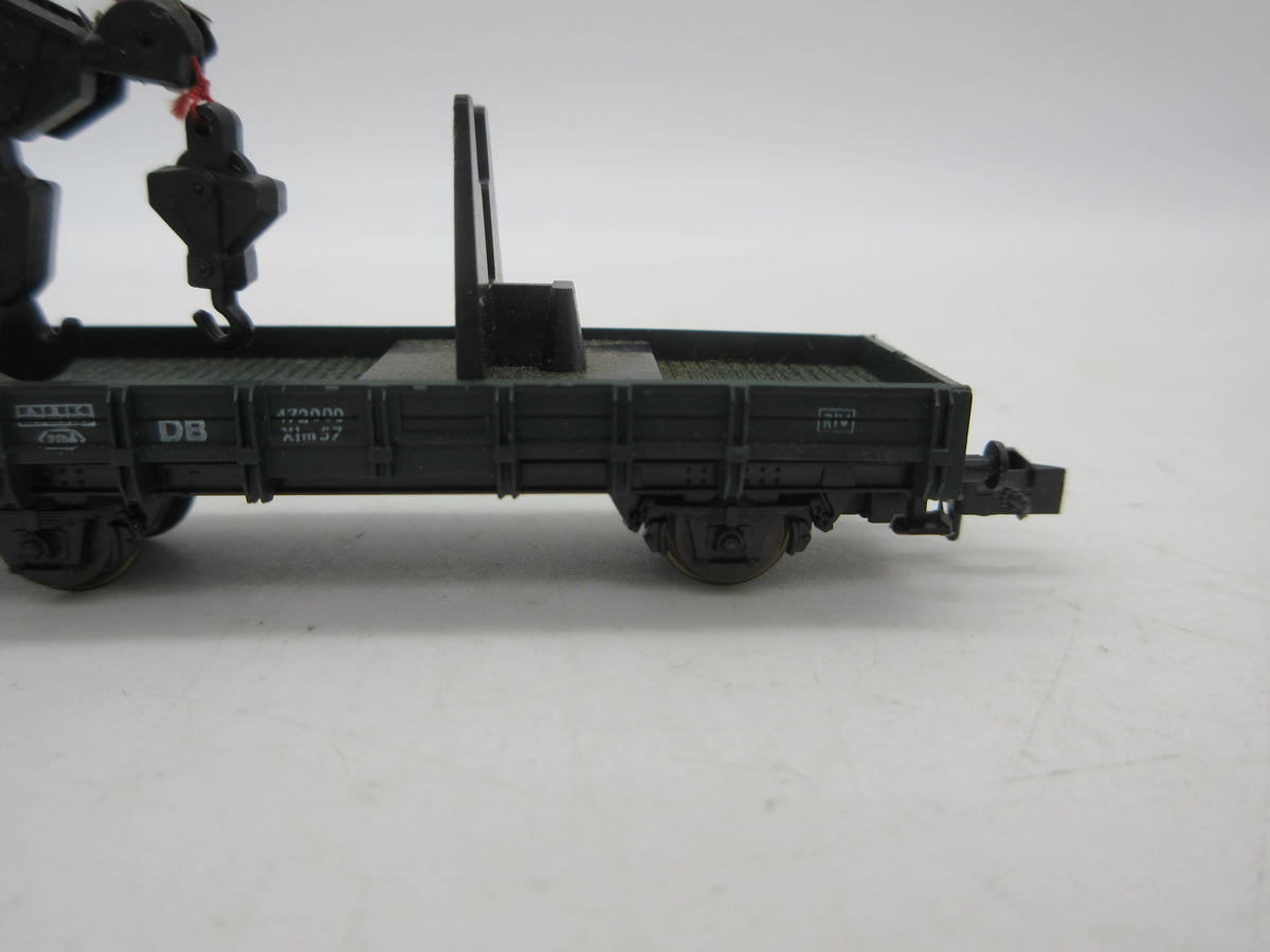 Minitrix N - 51 3160 00 - Kraanwagen van de DB