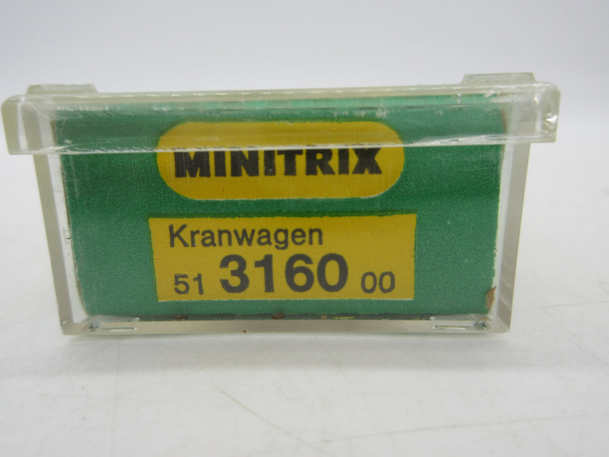 Minitrix N - 51 3160 00 - Kraanwagen van de DB