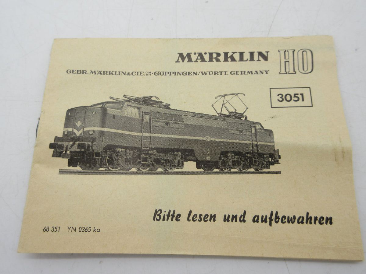 Märklin H0 - 3051 - E-loc, Serie 1200 van de NS - Analoog