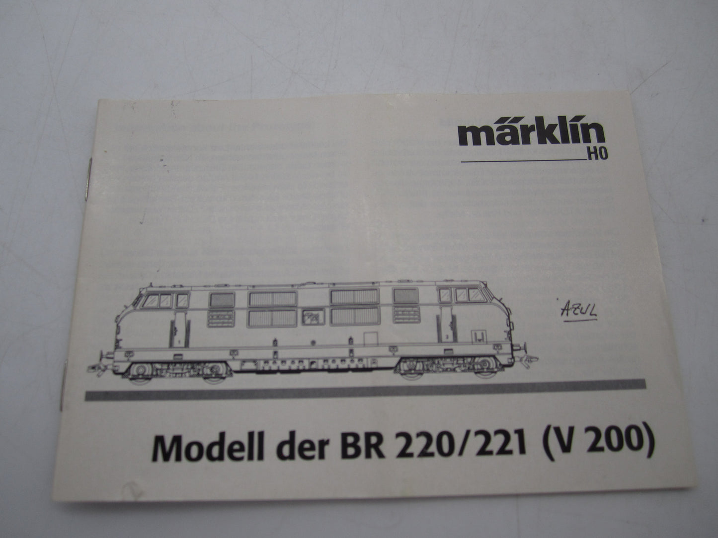 Märklin H0 - 3581 - Diesellocomotief, BR 221 van de DB - FX Digitaal/Sound