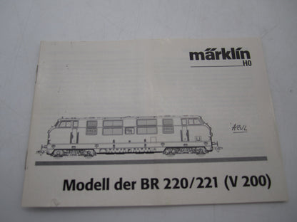Märklin H0 - 3581 - Diesellocomotief, BR 221 van de DB - FX Digitaal/Sound