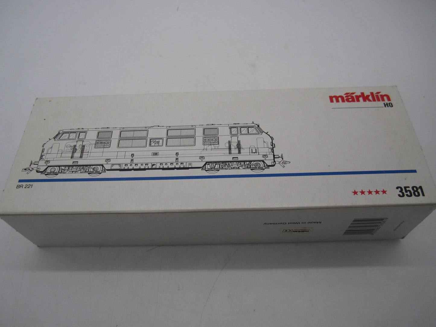 Märklin H0 - 3581 - Diesellocomotief, BR 221 van de DB - FX Digitaal/Sound