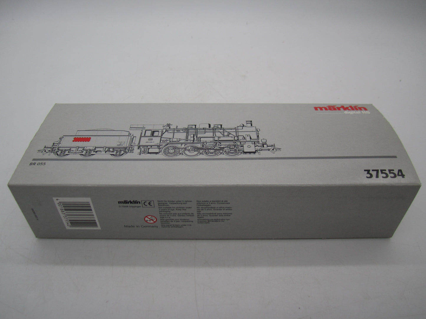 Märklin H0 - 37554 - Stoomloc met tender, BR 055 van de DB - Digitaal