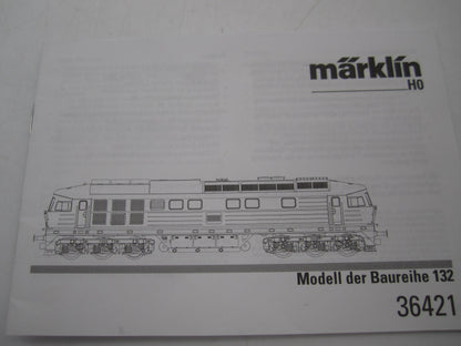 Märklin H0 - 36421 - Dieselloc, BR 132 "Ludmilla" van de DR - Digitaal