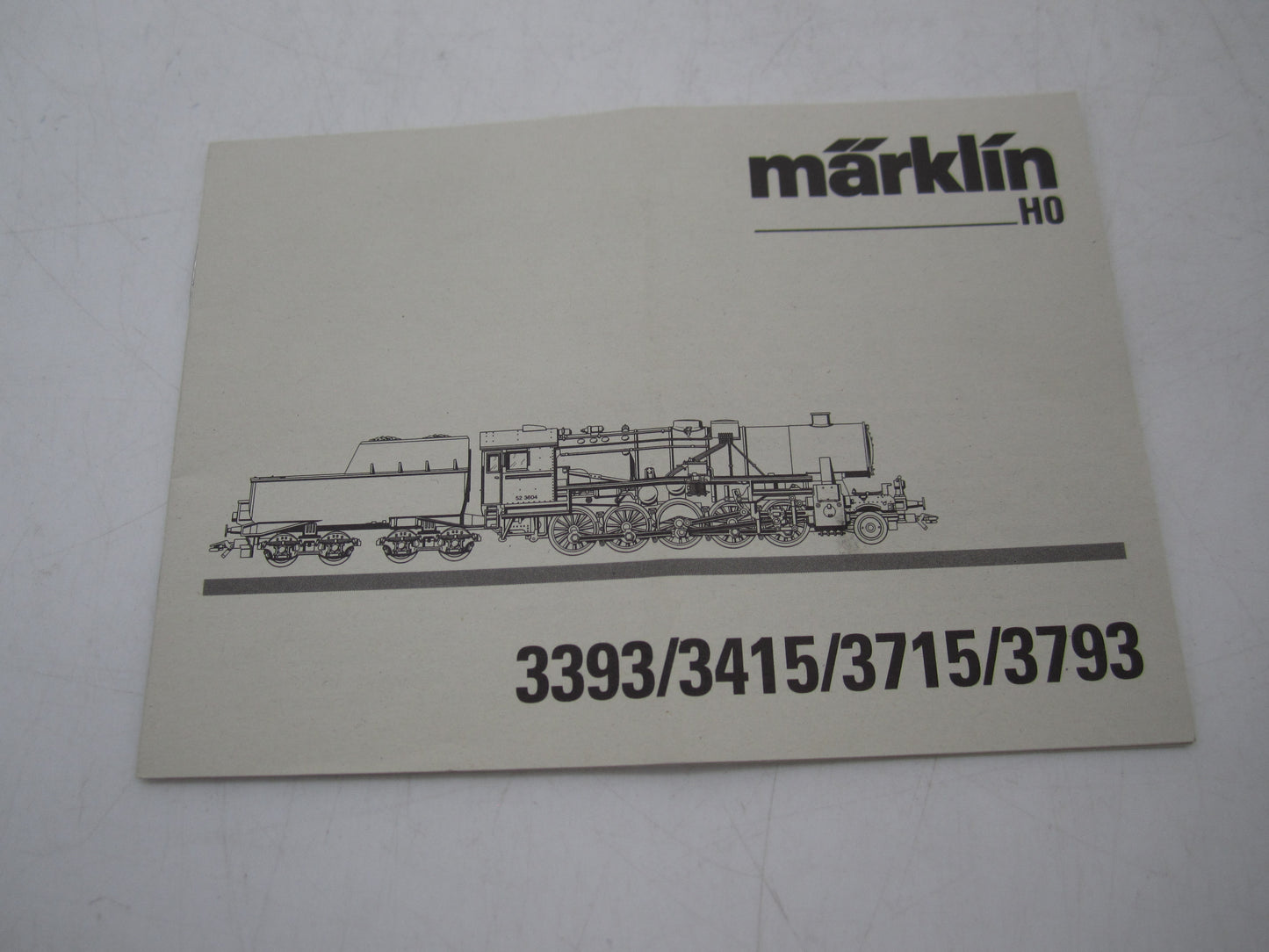 Märklin H0 - 3793 - Stoomloc met tender, BR 52 van de DRG, digitaal