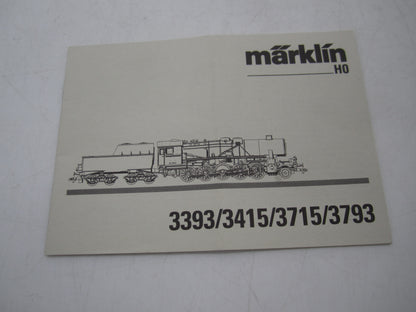 Märklin H0 - 3793 - Stoomloc met tender, BR 52 van de DRG, digitaal