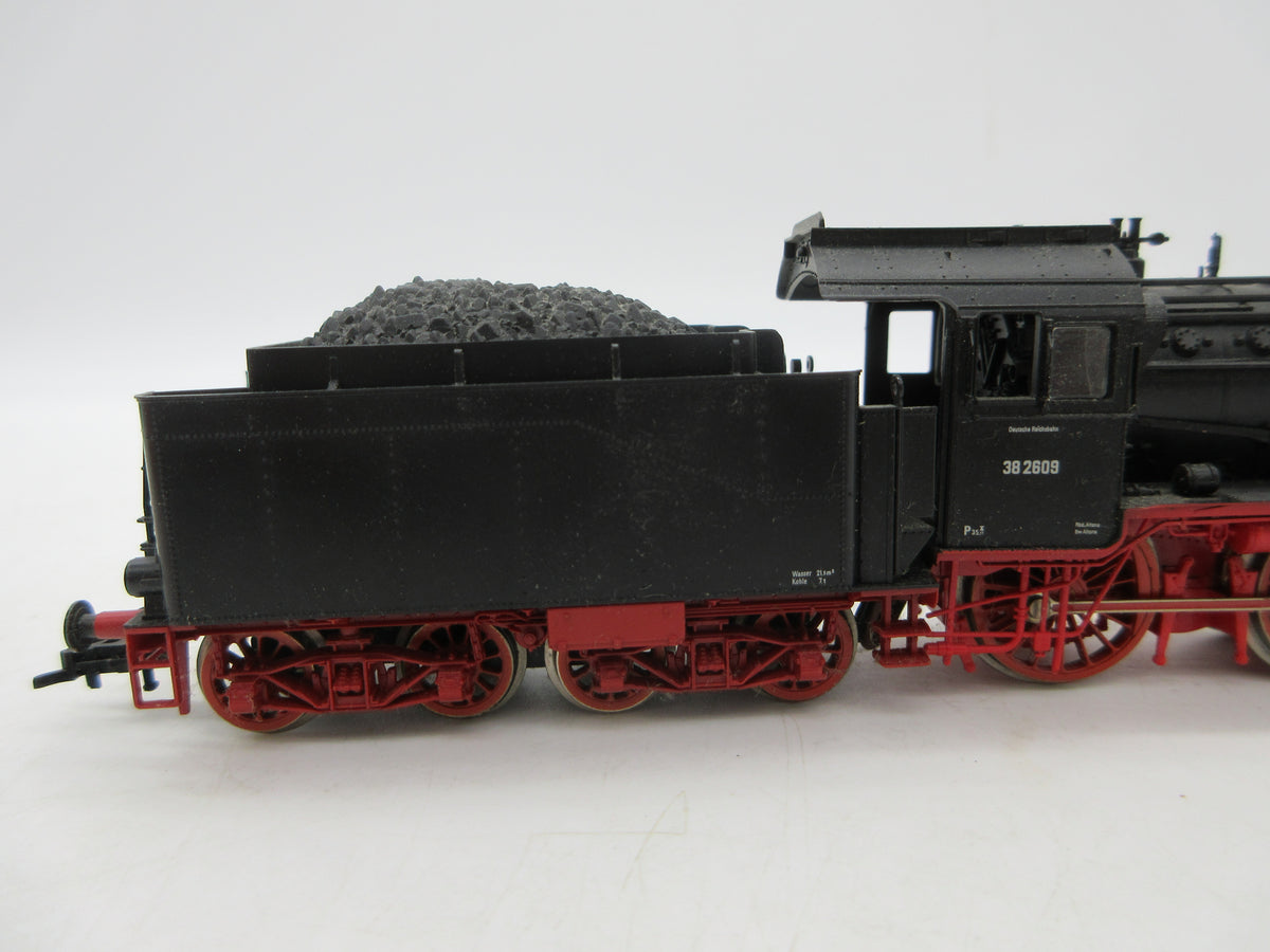 Fleischmann H0 - 4160 - Stoomloc met tender, BR 38 van de DRG