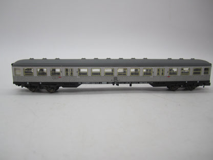 Fleischmann Piccolo N - 8122 - 2e klas rijtuig 'Silberlinge' van de DB, met verlichting