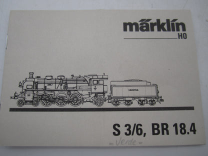 Märklin H0 - 33182 - Stoomloc met tender, S 3/6 van de K.Bay.St.B. - Digitaal