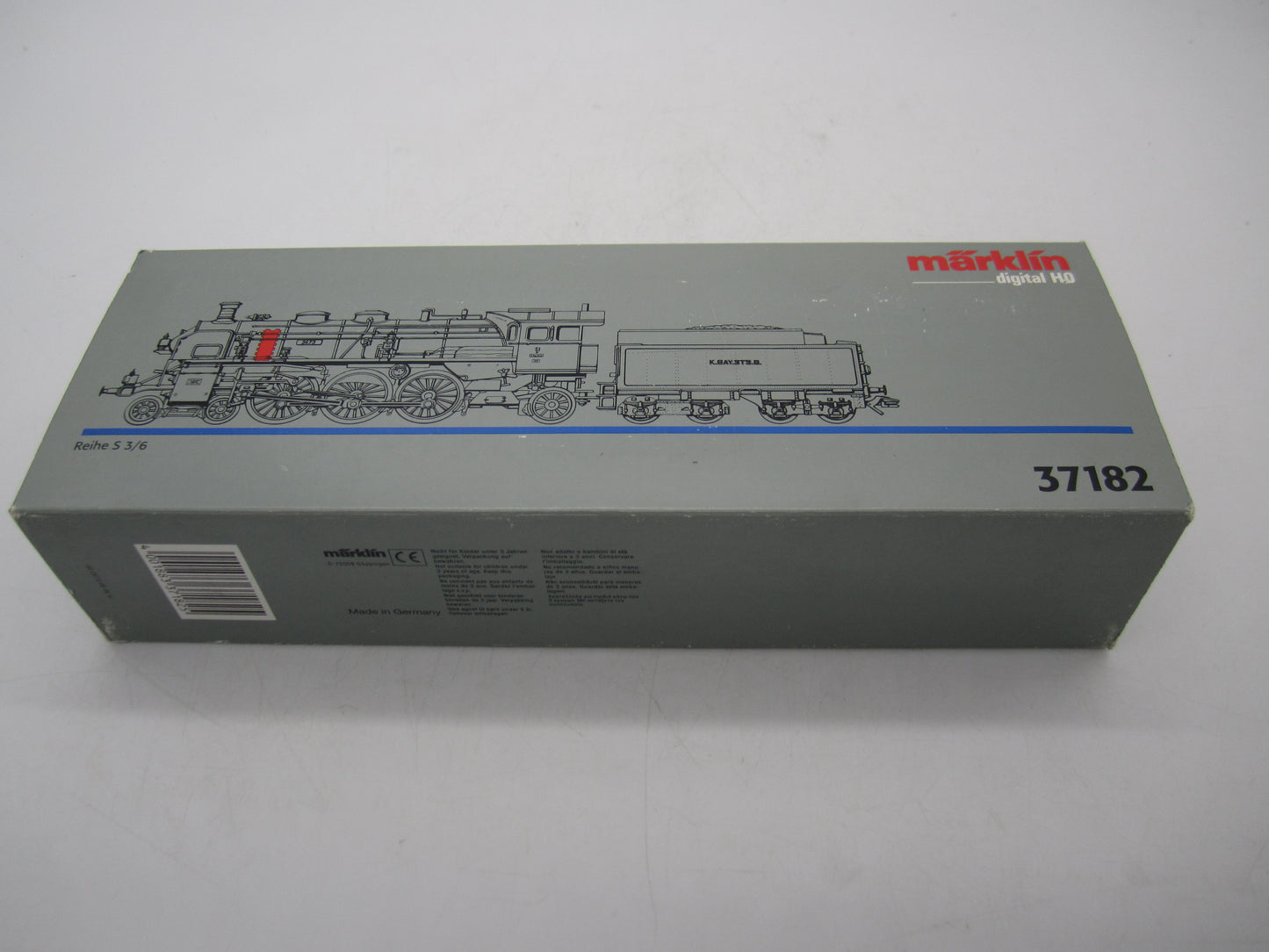 Märklin H0 - 33182 - Stoomloc met tender, S 3/6 van de K.Bay.St.B. - Digitaal