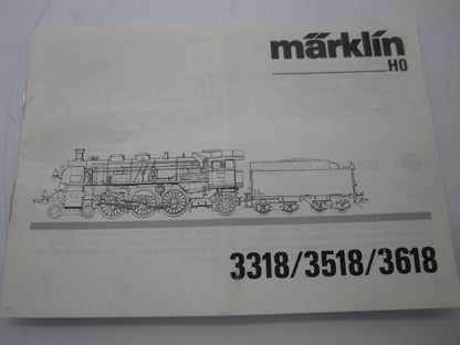 Märklin H0 - 3318 - Stoomloc met tender, BR 18.4 van de DRG - Digitaal