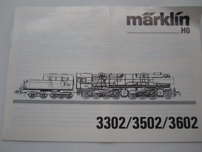 Märklin H0 - 3302 - Stoomloc met tender, BR 53 "Mallet" van de DRG, digitaal