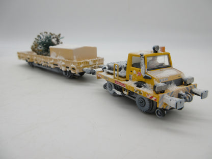 Märklin H0 - 39942 - Tweeweg Unimog met kerstboom "Kersttransport" - MFX+/Sound