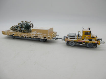 Märklin H0 - 39942 - Tweeweg Unimog met kerstboom "Kersttransport" - MFX+/Sound
