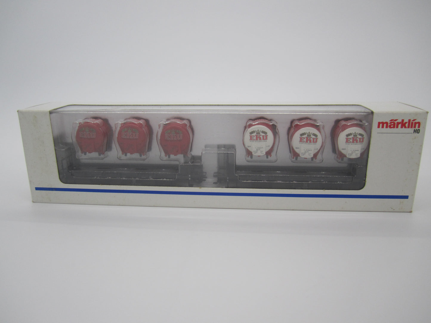 Märklin H0 - 48941 - Setje van 2 containerdraagwagens "Eku" van de DB