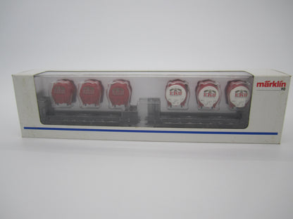 Märklin H0 - 48941 - Setje van 2 containerdraagwagens "Eku" van de DB