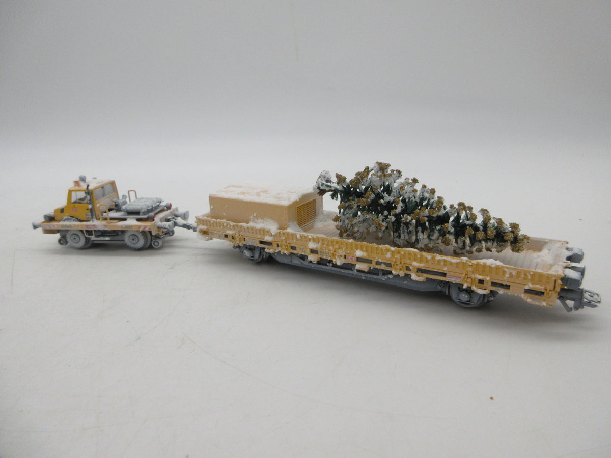 Märklin H0 - 39942 - Tweeweg Unimog met kerstboom "Kersttransport" - MFX+/Sound