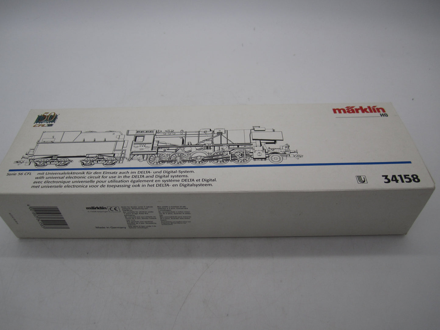 Märklin H0 - 34158 - Stoomloc met tender, Serie 56 van de CFL - Digitaal