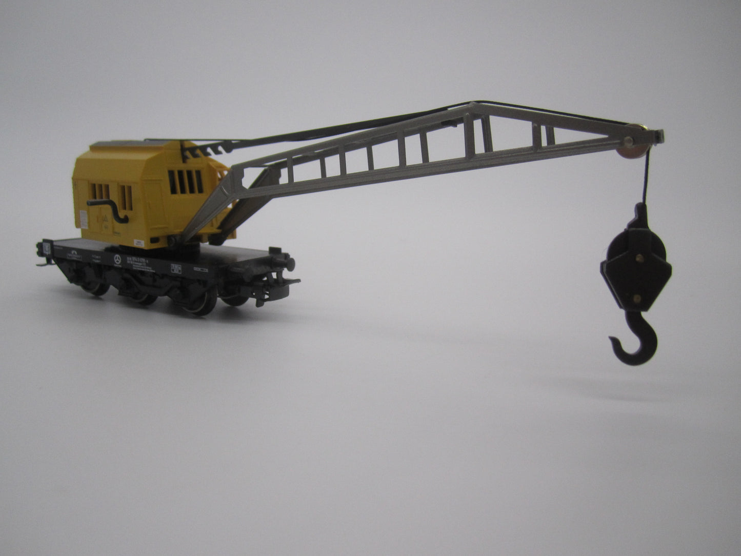 Märklin H0 - 4671 - Kraanwagen, met gieksteun van de DB