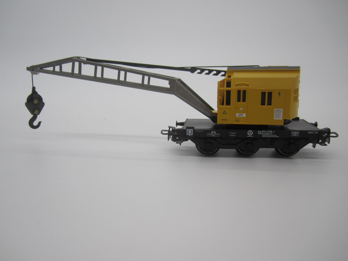 Märklin H0 - 4671 - Kraanwagen, met gieksteun van de DB