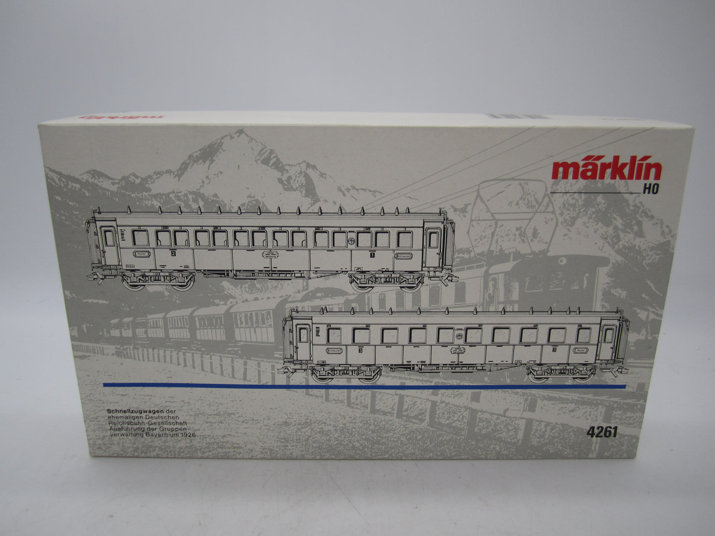 Märklin H0 - 4261 - Personenrijtuigset 1e/2e en 3e klas van de DRG