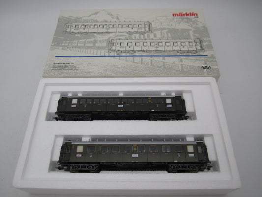 Märklin H0 - 4261 - Personenrijtuigset 1e/2e en 3e klas van de DRG