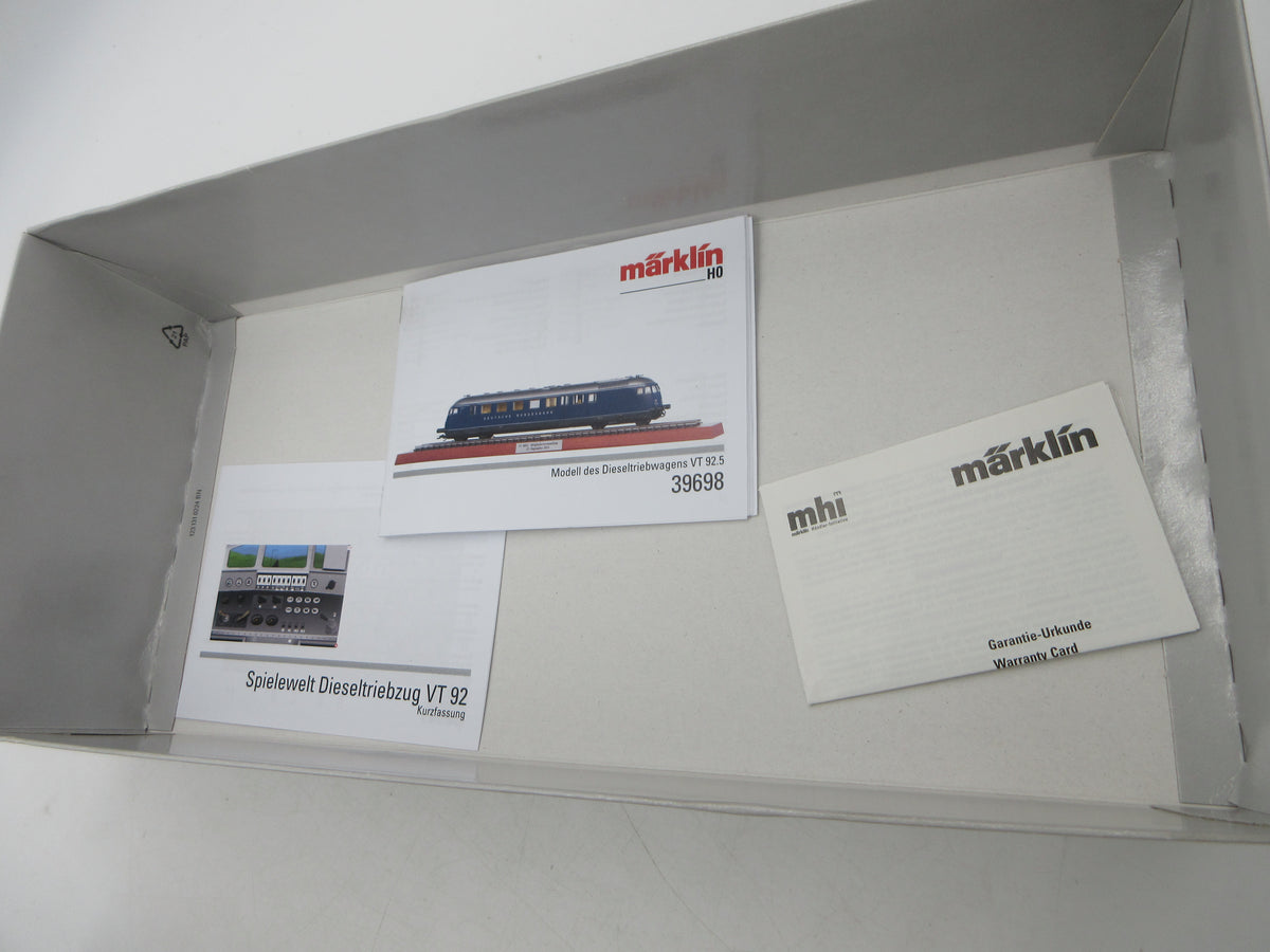 Märklin H0 - 39698 - Dieseltreinstel, VT 92.5 van de DB - MFX+/Sound