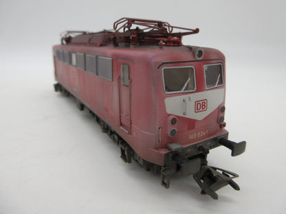 Märklin H0 - 37408 - E-loc, BR 140 "geweatherd" van de DB - MFX+/Sound